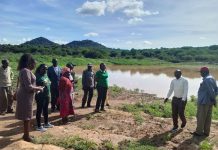 Mark Nding’o officiates fencing of Masimbani Earth Dam project